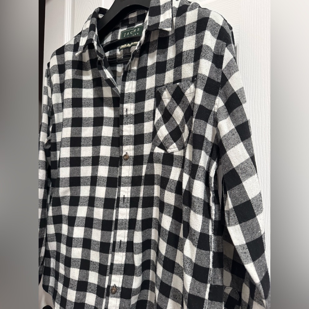 Jachs New York Buffalo Check Recycled Flannel Shirt - Picture 2 of 5